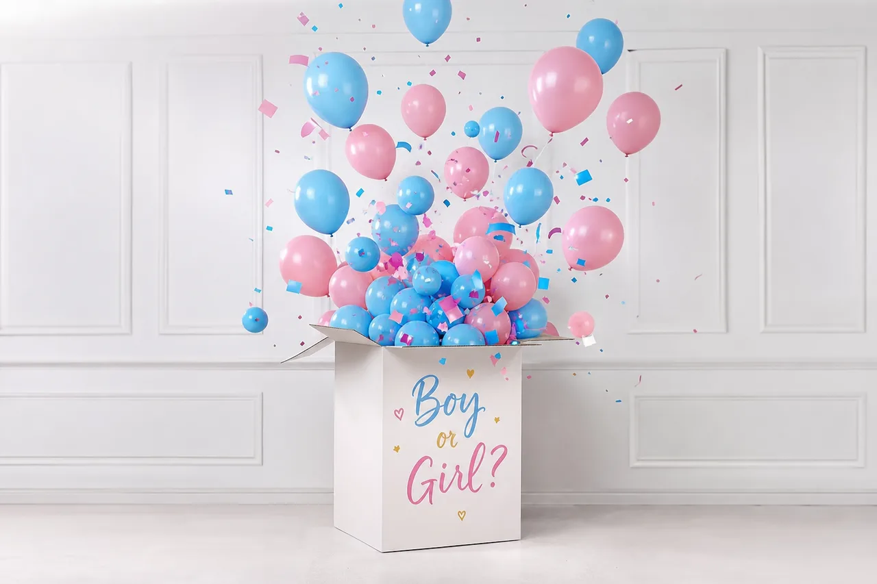 Gender reveal box