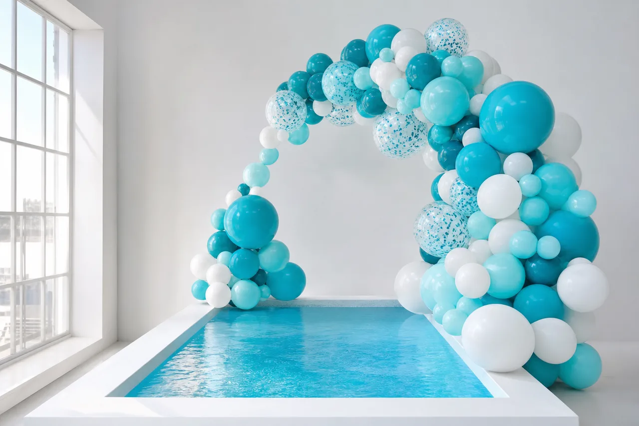 Pool party garland
